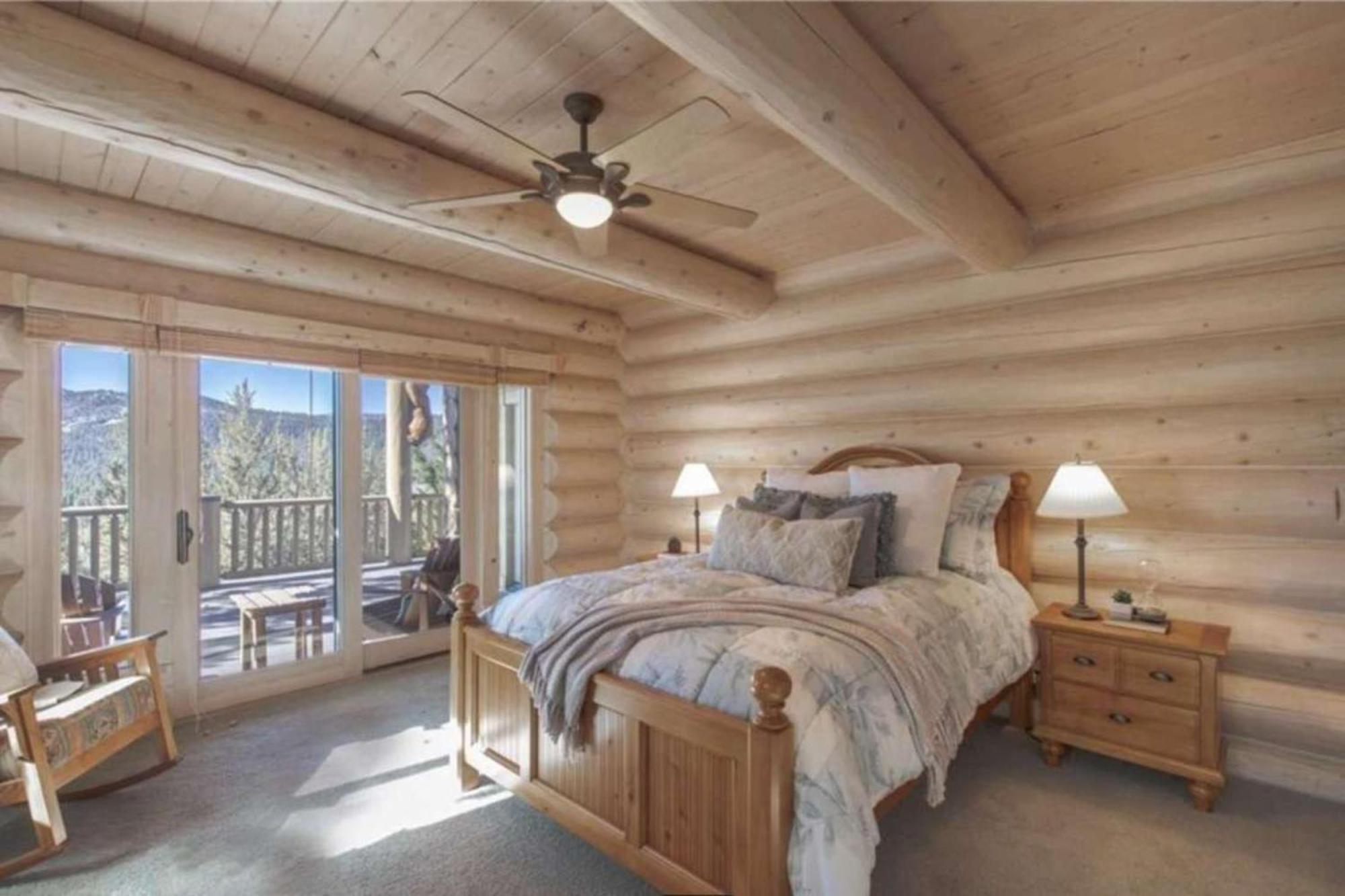 Penticton Lodge By Avantstay Log Cabin Home W Incredible Views Large Patio Hot Tub Big Bear Lake Exterior photo